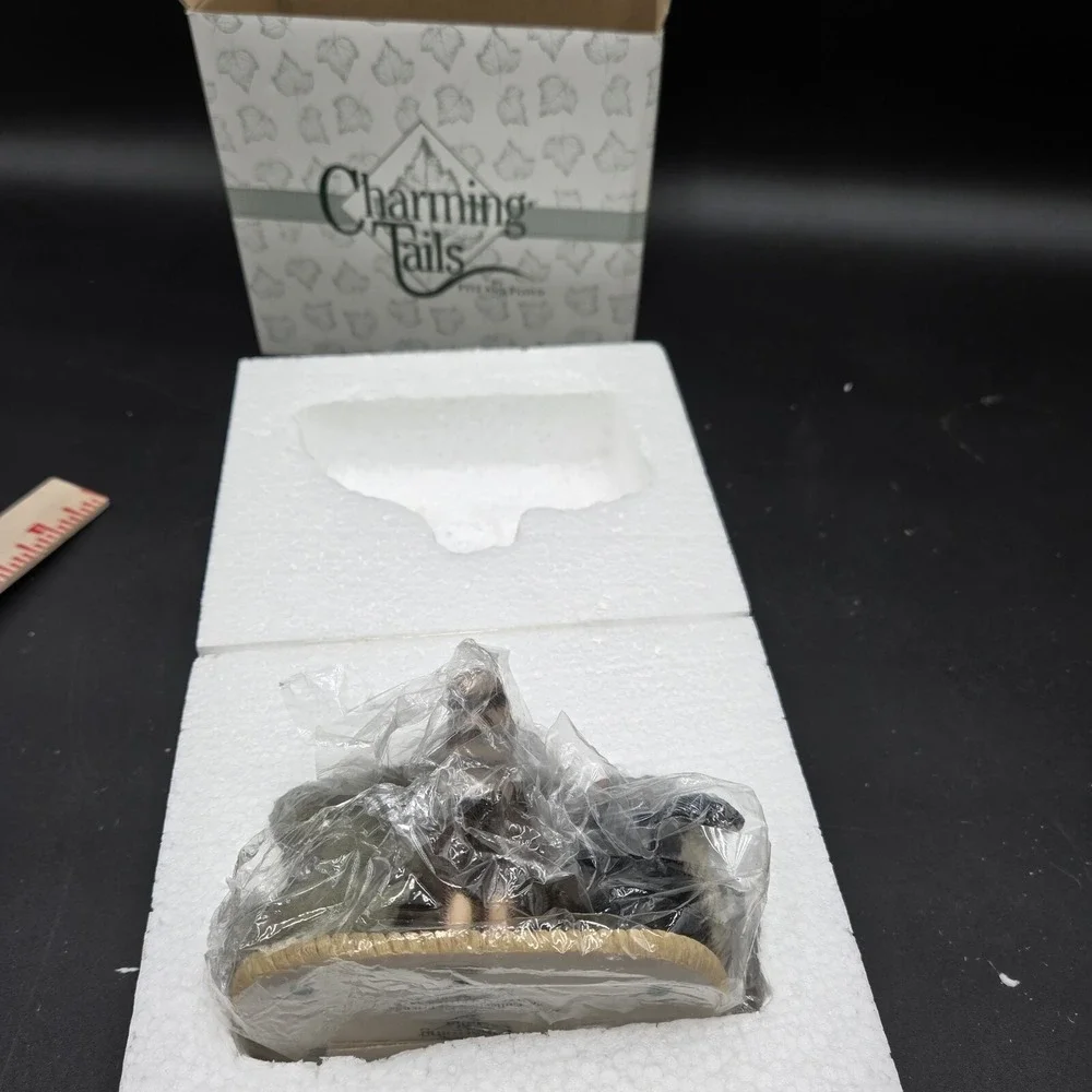 Charming Tails Collection Of Friends Raccoon Skunk Mouse Bunny Signed Dean Griff